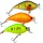 Frenetic Humper narancs-barna 6 cm 8 g crankbait wobbler