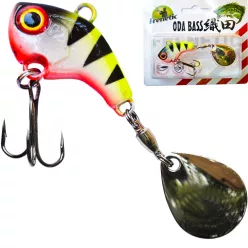 Frenetic ODA Bass 35+30 mm sügér 18 g tail spinner