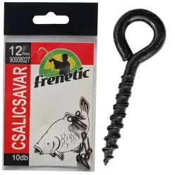   Frenetic Csali csavar 12 mm fekete nikkel csalicsavar 10 db/csomag