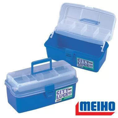 Meiho New city luck 65 műanyag szerszámos láda 348 × 181 × 165 mm szerelékes láda