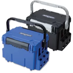  Meiho Bucket Mouth BM-7000 műanyag 475 × 335 × 320 mm fekete pergető láda