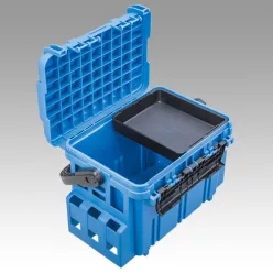   Meiho Bucket Mouth BM-5000 műanyag 441 × 293 × 293 mm kék pergető láda
