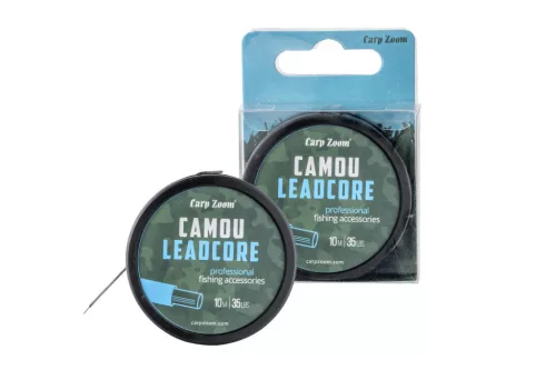 Carp Zoom Camou Leadcore 10 m 35 lb terepmintás ólombetétes előtétzsinór