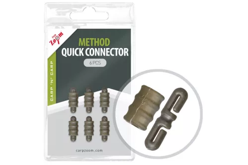 Carp Zoom method Quick gyorskapocs Ø 5 × 25 mm előkerögzítő 6 db/csomag