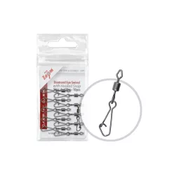 Carp Zoom horgoskapoccsal #6 forgókapocs 10 db/csomag