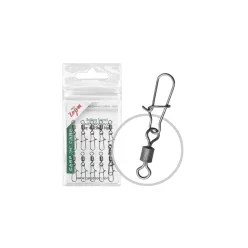   Carp Zoom Hengertestű extra erős kapoccsal #8 forgókapocs 10 db/csomag