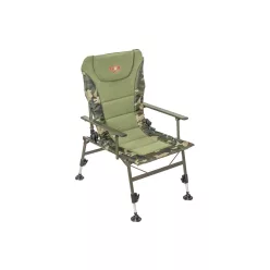   Carp Zoom N2 Komfort karfás horgászszék, 50 × 50 × 35/88 cm, Camou/Fleece max 80 kg