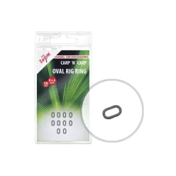   Carp Zoom Ovális előkegyűrű 4,5 mm horoggyűrű 10 db/csomag