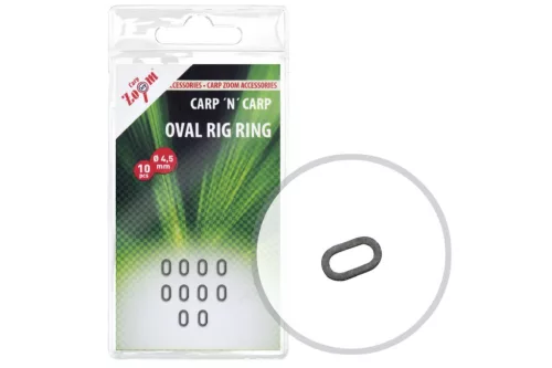 Carp Zoom Ovális előkegyűrű 4,5 mm horoggyűrű 10 db/csomag