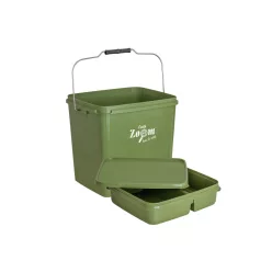 Carp Zoom Csali tálcával 15 liter vödör
