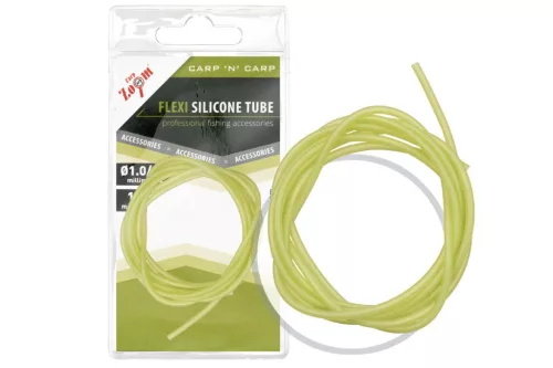 Carp Zoom Flexi szilikon cső Ø 1,0/2 mm 100 cm zöld úszórögzítő szilikon