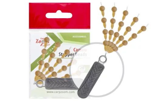Carp Zoom Camou ütköző gyöngy terepszínű stopper 20 db/csomag