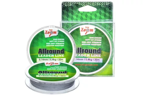 Carp Zoom Allround o 0,20 mm 20 m 8,4 kg szürke fonott előkezsinór