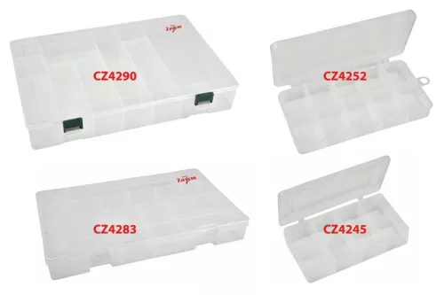 Carp Zoom Szerelékes twister álló 17,8 × 9,4 × 3 cm műcsalis doboz