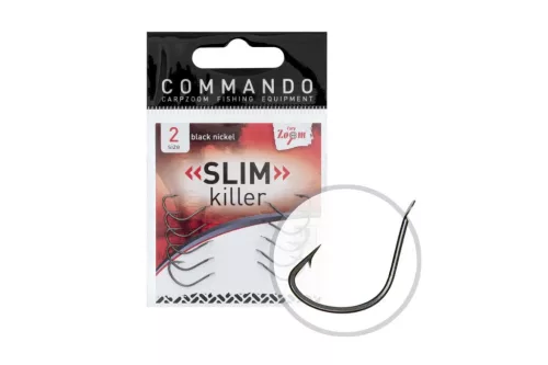 Carp Zoom Slim killer 10-es lapkás horog 10 db/csomag