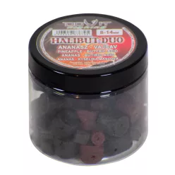   Dovit Halibut Duo (fúrt Pellet) Ananász Vajsav 8–14 mm 100 g horogpellet