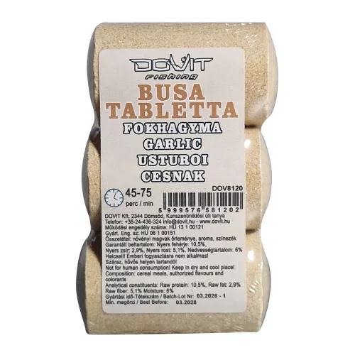 Dovit Busa Tabletta Fokhagyma busa tabletta 3 db + 160 g