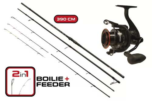Carp Expert Max2 Double Tip bojlis-feeder szett 390 cm