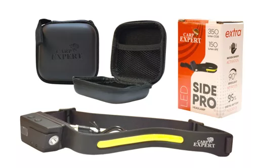 Carp Expert Side Pro Kemény Tokkal 310 × 36 × 31 mm fejlámpa