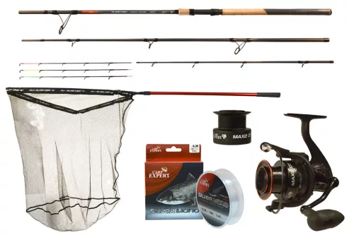 Carp Expert Silver Carp Heavy Feeder busázó szett merítővel 360 cm