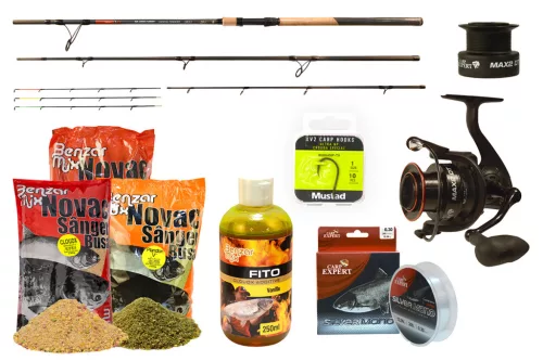 Carp Expert Silver Carp Heavy Feeder busázó szett etetőanyaggal 360 cm
