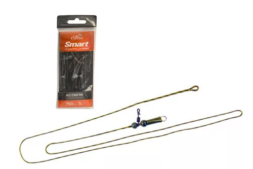 Carp Expert előkötött Leadcore Heli Chod Gyorskapoccsal pontyozó szerelék 3 db/csomag
