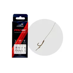   Carp Expert PRO method feeder hajszálelőkés Csalitüskével 10 mm 6-os szakállas előkötött horog 6 db/csomag