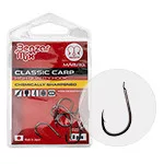 Benzár Mix Classic Carp 2-es fekete nikkel lapkás szakállas horog 6 db/csomag