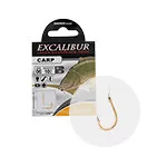 Excalibur Carp Classic arany 1-es szakállas előkötött horog