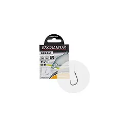   Excalibur Bream Maggot BN 6-os fekete nikkel szakállas előkötött horog