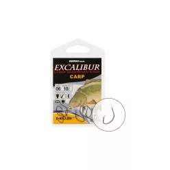 Excalibur D-killer NS 1-es fekete lapkás szakállas horog