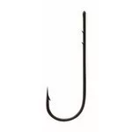 Cralusso Zander-worm 2/0-s fekete nikkel szakállas ragadozóhalas horog 8 db/csomag
