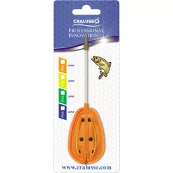   Cralusso narancssárga Rocket +Töltő method kosár szett 30 g 1+1 db