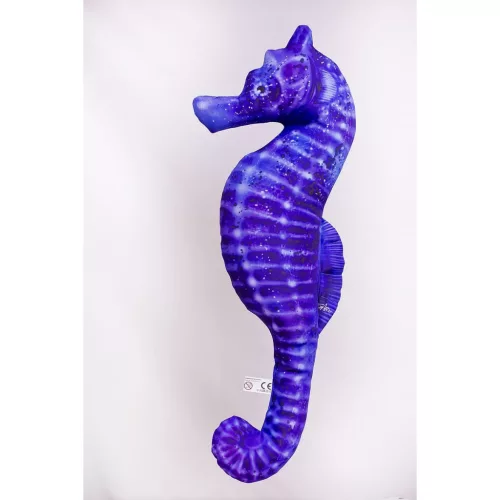 EnergoTeam csikóhal alakú párna, Baby, kék, 40 cm