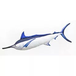 EnergoTeam fekete marlin alakú párna, 118 cm