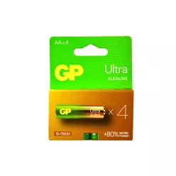   GP Batteries Gp Ultra Alkaline Lr6 15AU AA Tartós 4 db Bliszter elem