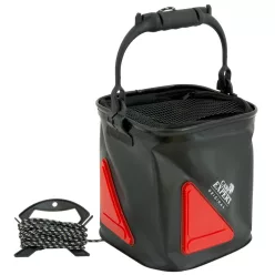   Carp Expert + 22 × 22 cm fekete / piros vízmerítő vödör
