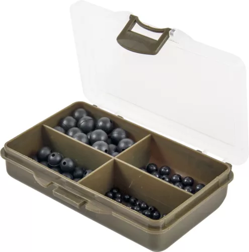 Carp Expert Deluxe ütköző gyöngy készlet -OS fekete ütköző gyöngy 100 db/csomag