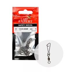 Carp Expert Hengeres Kapocsal 1-ES forgókapocs 6 db/csomag
