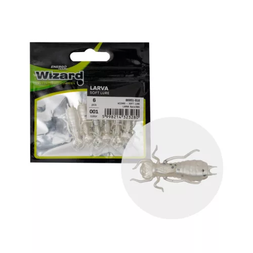 Wizard Larva Col. 001 3,5 cm 6 db/csomag lágy műcsali