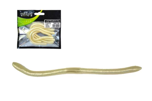 Wizard Worm Col. gyöngyház 14 cm 5 db/csomag lágy műcsali