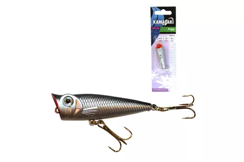 Kamasaki Popp Col:2 Fehér - citrom 5 cm 4,5 g popper