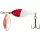 Wizard ET Chub Spinner fehér-piros 4 cm 8 g 1 db tail spinner