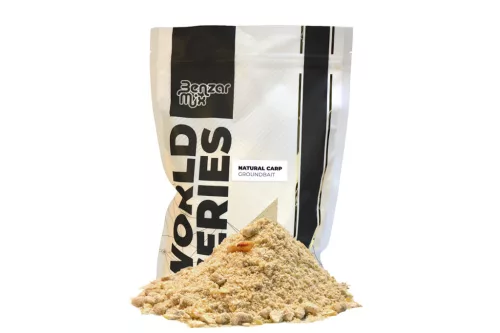 Benzár Mix World Series Groundbait Natural Carp 800 g etetőanyag