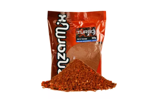Benzár Mix Turbo Method Csípős-kolbász 800 g etetőanyag