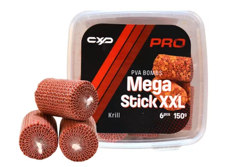 Carp Expert PRO Bombs Mega 150XL Krill XXL készre töltött PVA 6 db/csomag