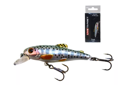LIVETARGET Jerkbait szivárványos pisztráng 5 cm 11 g jerkbait