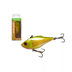   Mustad Rouse Vibe 50S MU zöld Mullet 7,6 g terelőlapka nélküli wobbler