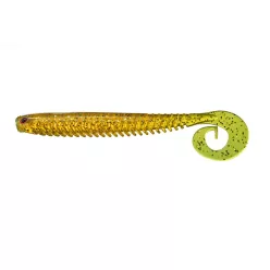 Bite On Rib Worm 100 Caramel Oil