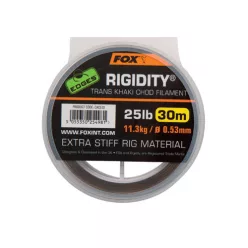   Fox EDGES™ Rigidity® Trans 0,53 mm 25 lb khaki monofil előkezsinór